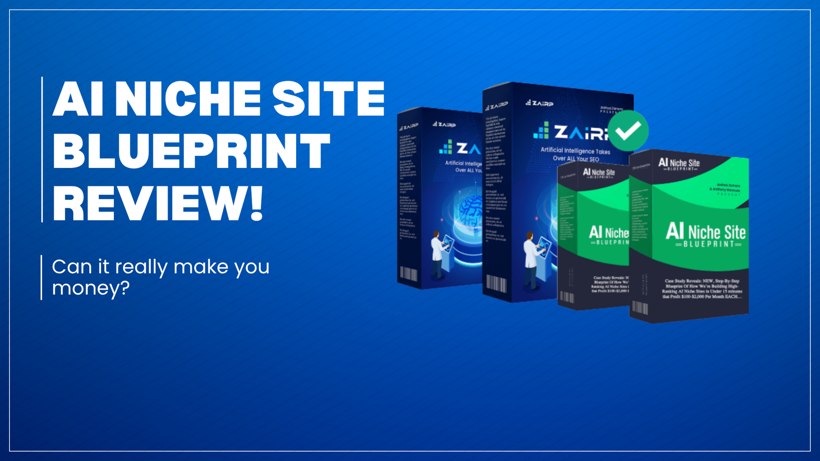 AI Niche Site Blueprint training and AI automation app for building affiliate niche sites