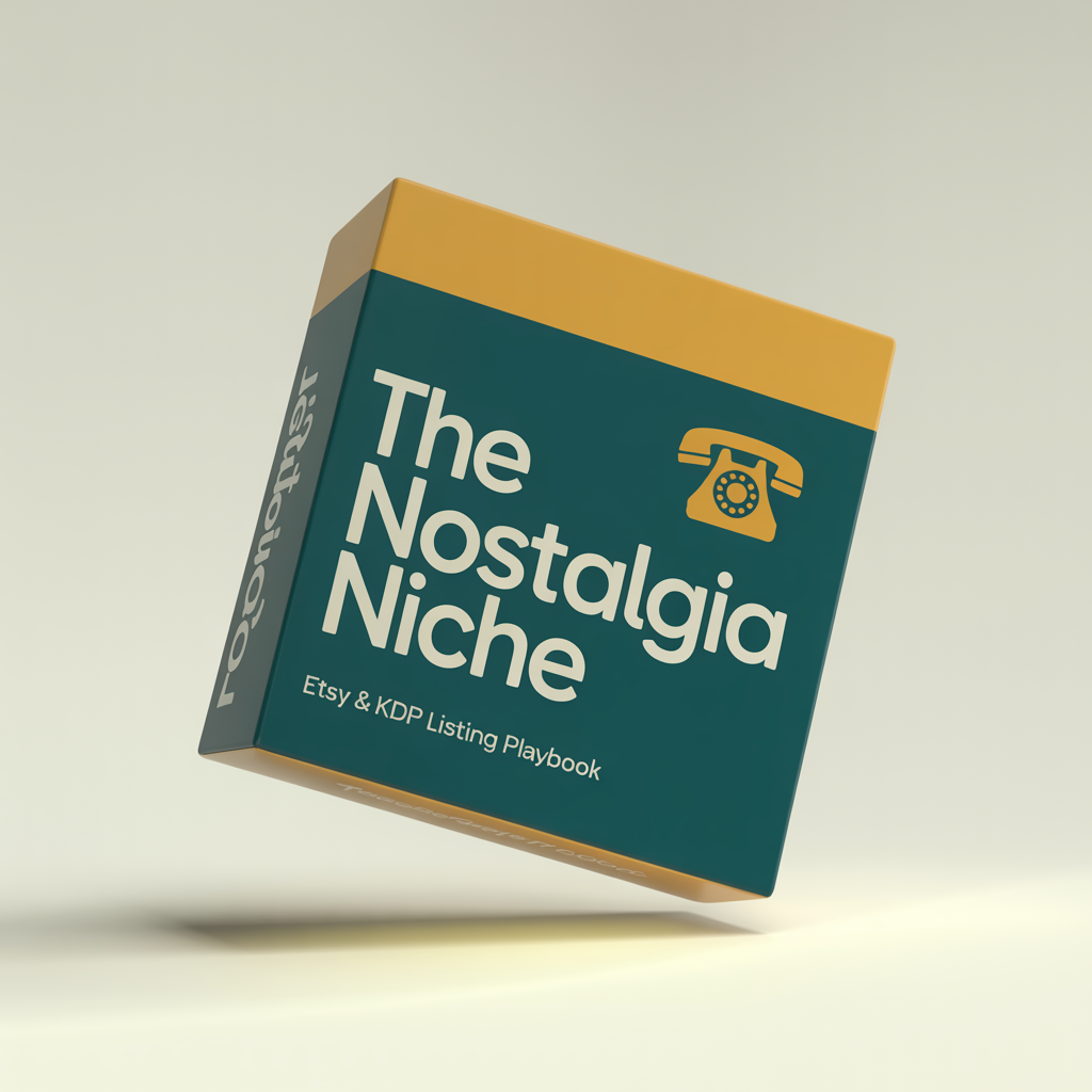 The Nostalgia Niche Etsy & KDP Listing Playbook