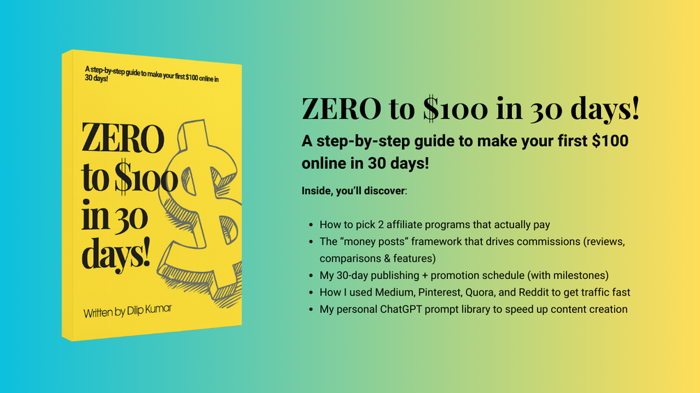 Zero to $100 in 30 Days Blueprint