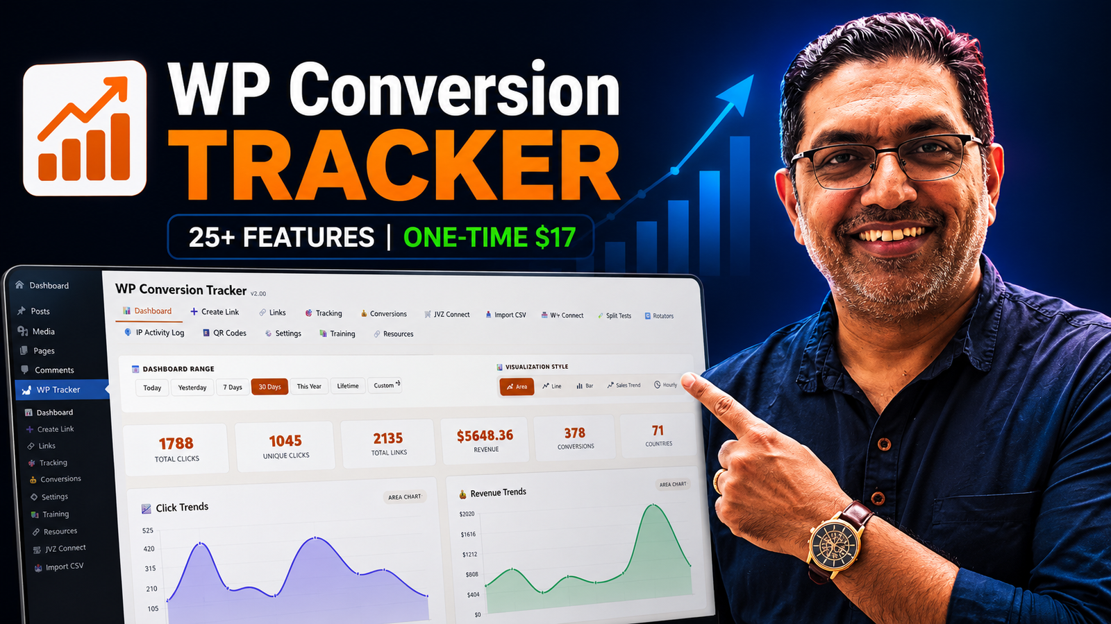 WP Conversion Tracker Review: 25 Features, $17, No Monthly Fee
